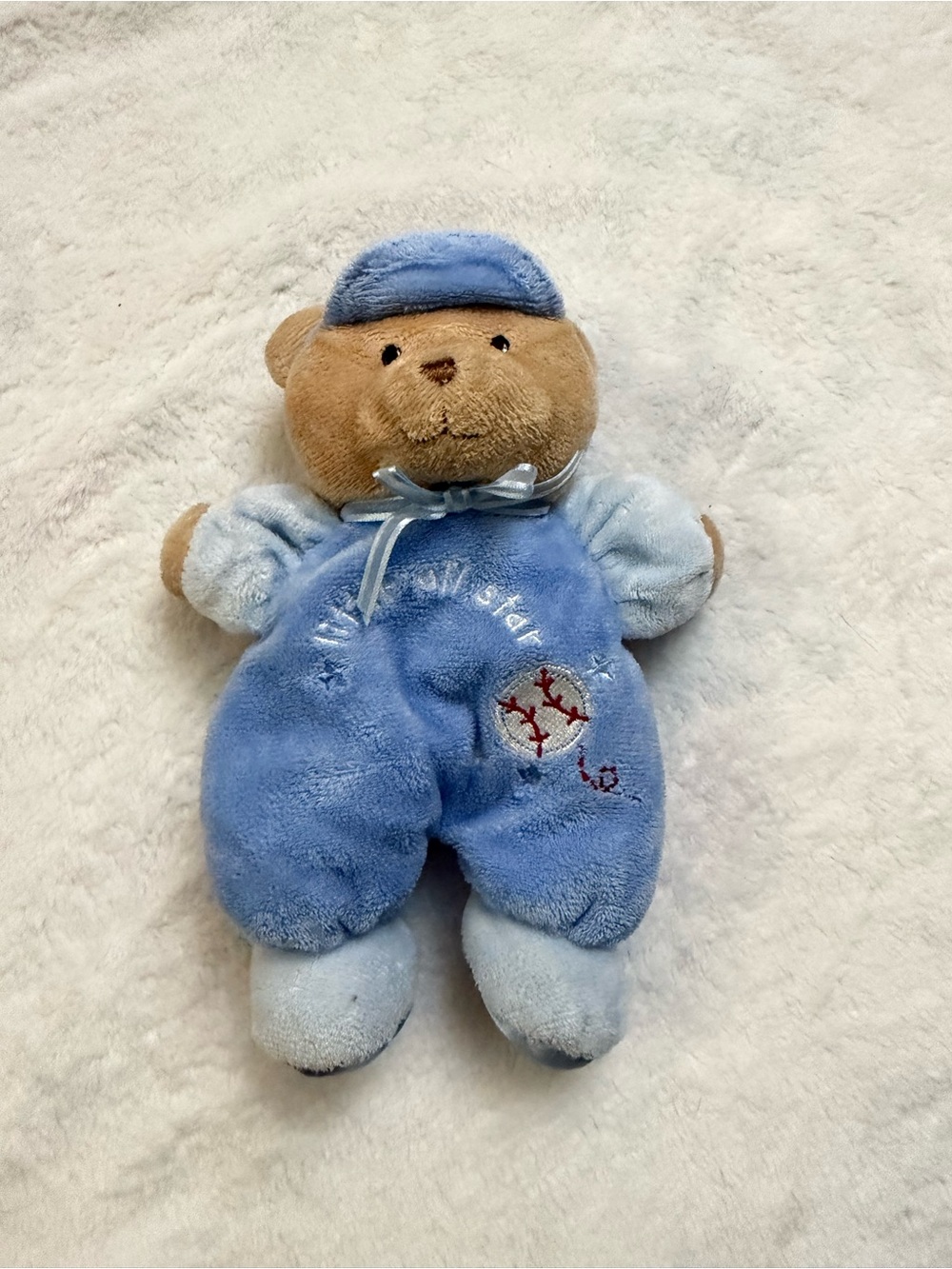 Carter's 'Just One You' all star Blue Baseball Player Baby Boy Plush